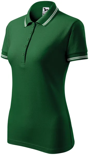 Polo de dama cu contrast - Tricou polo confortabil pentru femei, potrivit pentru fiecare zi