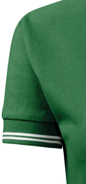 Polo de dama cu contrast - Mâneci scurte clasice