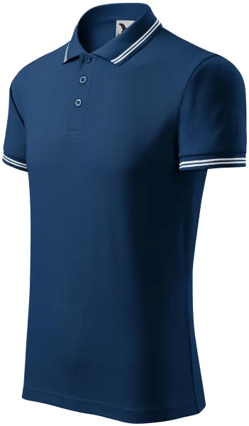 Polo de bărbați cu contrast - Tricou polo confortabil pentru bărbați pentru fiecare zi