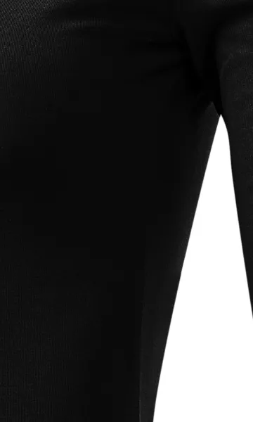 Tricou de damă cu mâneci lungi - Tăiați cu cusături laterale