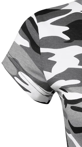 Tricou de camuflaj pentru femei - Mâneci foarte scurte