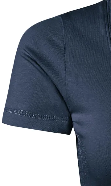 Tricou de damă cu cusături decorative - Mâneci scurte