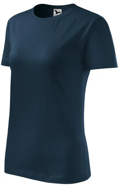 Tricou clasic pentru femei - Tricou de damă din bumbac în principal pentru vară