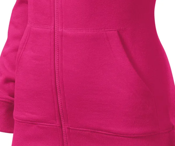 Hanorac de damă cu glugă - Buzunare tip cangur