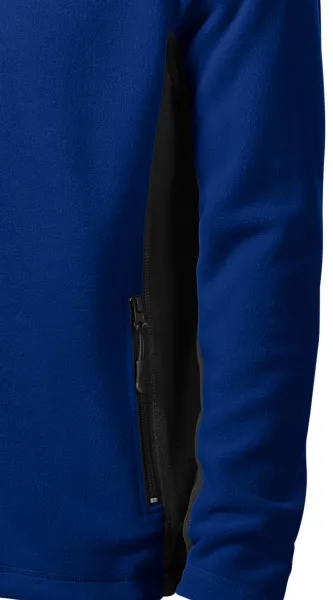 Geacă bărbătească din lână contrastantă - Detalii contrastante întunecate