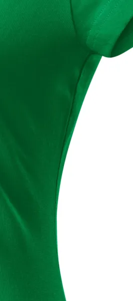 Tricou dama slim fit cu decolteu rotund - Tăiați cu cusături laterale