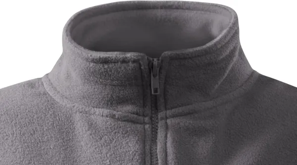 Geacă din piele de damă - Închidere cu fermoar până la bărbie