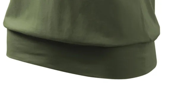 Tricou la modă pentru femei - Tivul inferior lat al cămășii