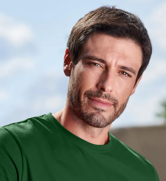 Tricou simplu pentru bărbați - Decolteu rotund clasic