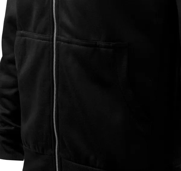 Hanorac simplu pentru bărbați fără glugă - Buzunare tip cangur