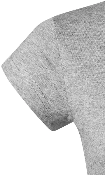 Tricou dama slim fit cu decolteu în V. - Mâneci foarte scurte