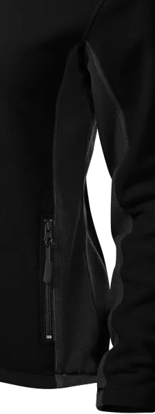 Geacă contrastantă din lână pentru femei - Detalii contrastante întunecate