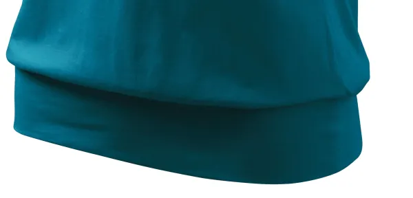 Tricou la modă pentru femei - Tivul inferior lat al cămășii