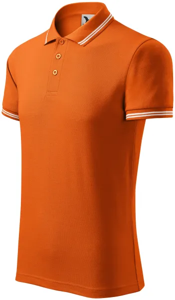 Polo de bărbați cu contrast - Tricou polo confortabil pentru bărbați pentru fiecare zi
