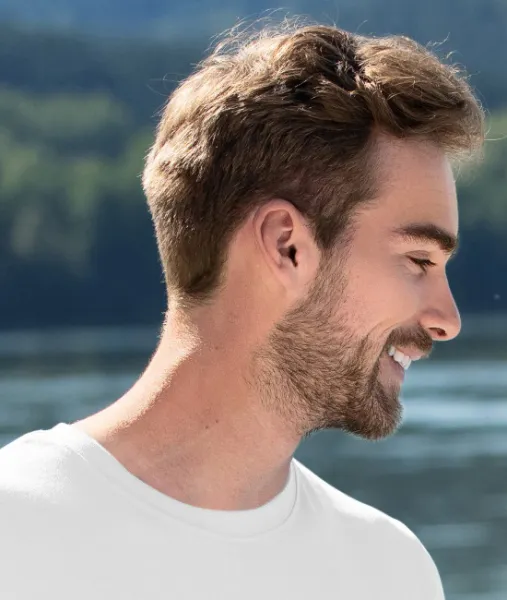 Tricou la modă pentru bărbați - Decolteu rotund clasic