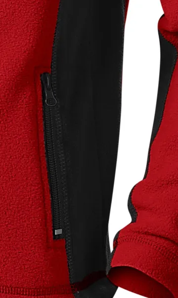 Geacă contrastantă din lână pentru copii - Buzunare practice cu fermoar