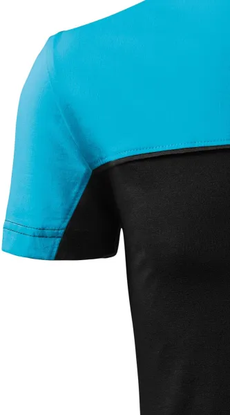 Tricou din bumbac în două culori - Mâneci scurte clasice