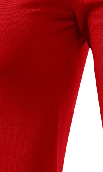 Tricou de damă cu mâneci lungi - Tăiați cu cusături laterale