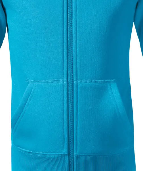 Hanorac pentru copii cu glugă - Croială lejeră cu cusături laterale