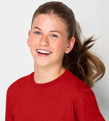 Tricou ușor pentru copii - Decolteu rotund clasic