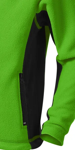 Geacă contrastantă din lână pentru copii - Detalii contrastante întunecate