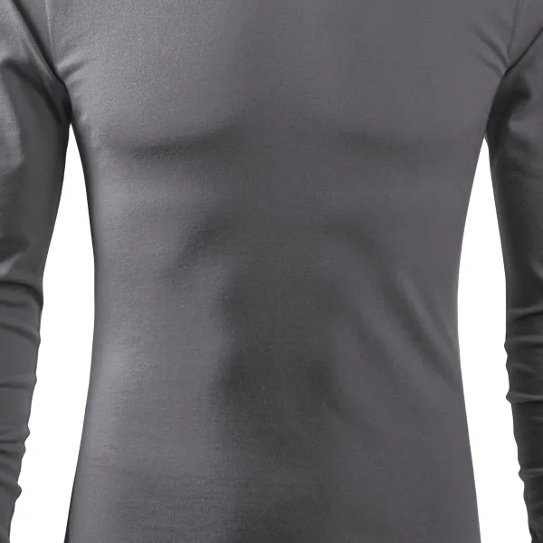 Tricou bărbătesc cu mânecă lungă - Croiala usor mulata