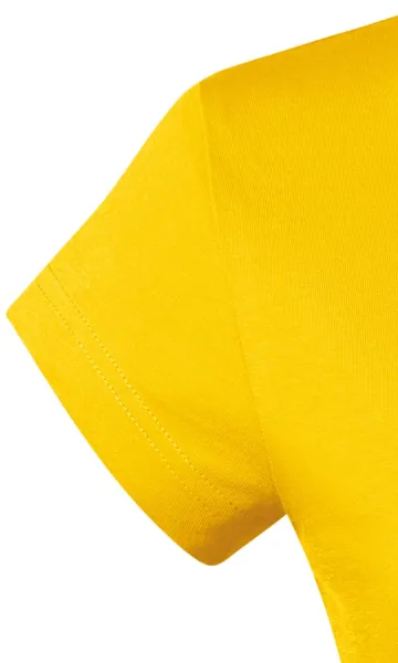 Tricou dama slim fit cu decolteu în V. - Mâneci foarte scurte