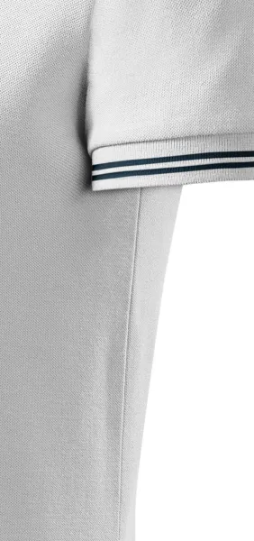 Polo de bărbați cu contrast - Tăiați cu cusături laterale