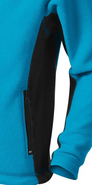 Geacă contrastantă din lână pentru copii - Detalii contrastante întunecate