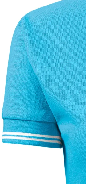 Polo de dama cu contrast - Mâneci scurte clasice