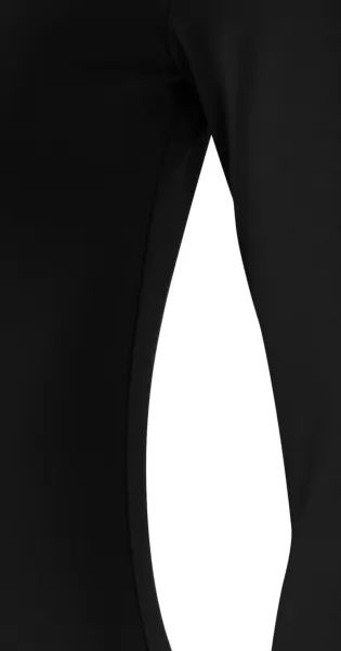 Tricou de damă cu mâneci lungi și decolteu mai adânc - Tăiați cu cusături laterale