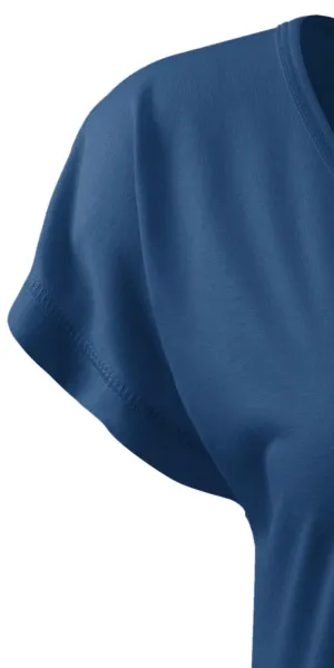 Tricou / rochie lungă pentru femei - Mâneci kimono scurte
