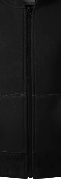 Hanorac pentru copii cu glugă - Fermoar în culoarea hanoracului