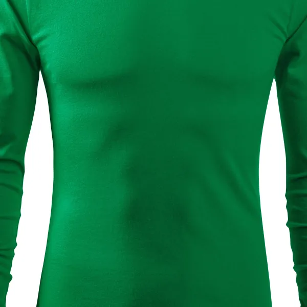 Tricou bărbătesc cu mânecă lungă - Croiala usor mulata