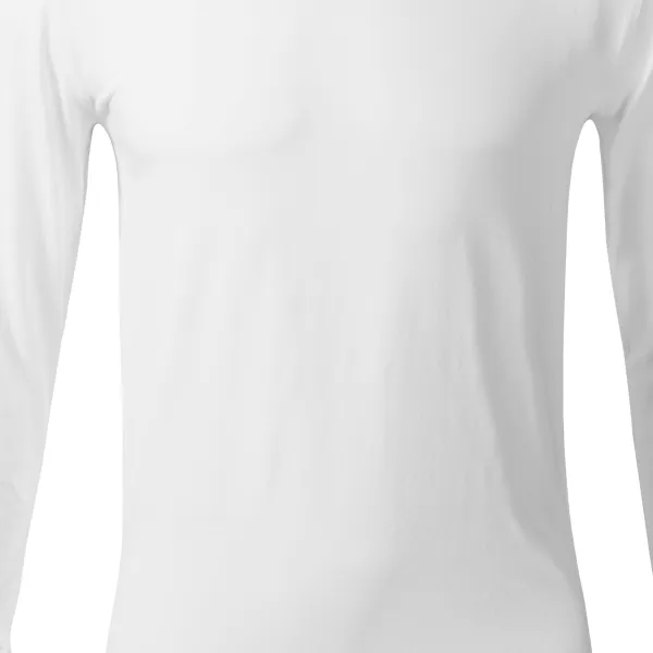Tricou bărbătesc cu mâneci lungi - Croiala usor mulata