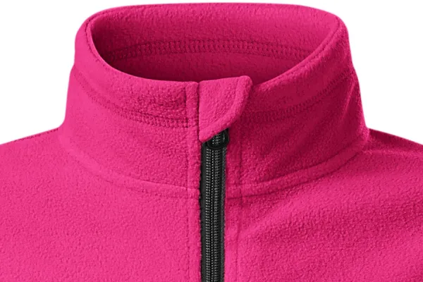 Geacă contrastantă din lână pentru copii - Închidere cu fermoar până la bărbie