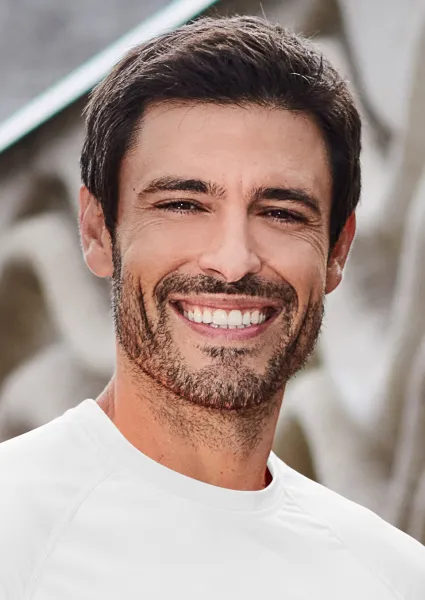 Tricou sport pentru bărbați - Decolteu rotund clasic