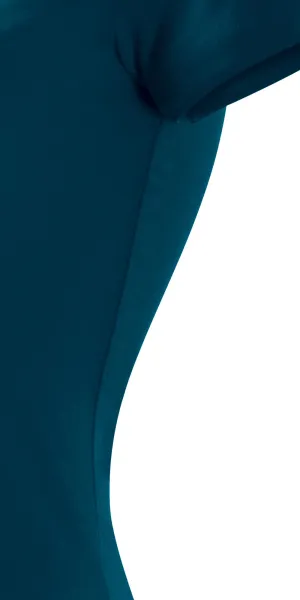 Tricou slim fit pentru femei - Tăiați cu cusături laterale