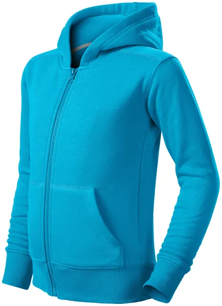 Hanorac pentru copii cu glugă - Hanorac pentru copii cu fermoar și glugă