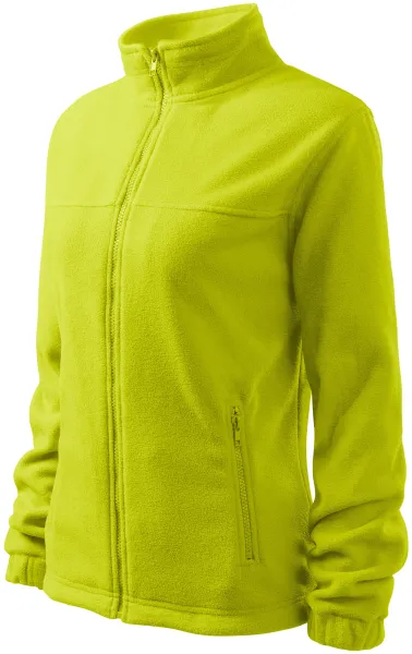 Geacă din piele de damă - Jachetă de fleece pentru femei cu croială clasică