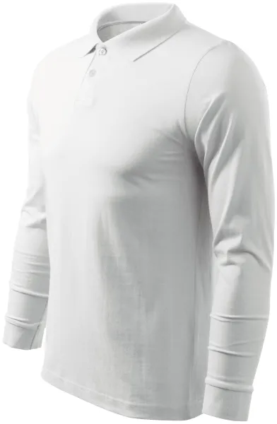Tricou bărbătesc cu mânecă lungă - Tricou polo bărbătesc din bumbac