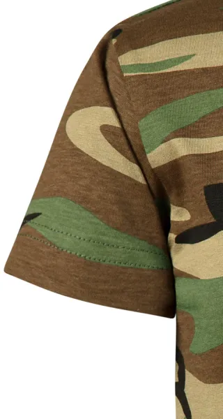 Tricou de camuflaj pentru copii - Mâneci scurte clasice
