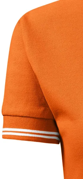 Polo de dama cu contrast - Mâneci scurte clasice