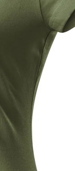 Tricou dama slim fit cu decolteu rotund - Tăiați cu cusături laterale