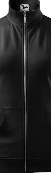 Hanorac de damă fără glugă - Fermoar metalic