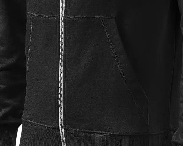 Hanorac bărbătesc contrastant cu glugă - Buzunare tip cangur