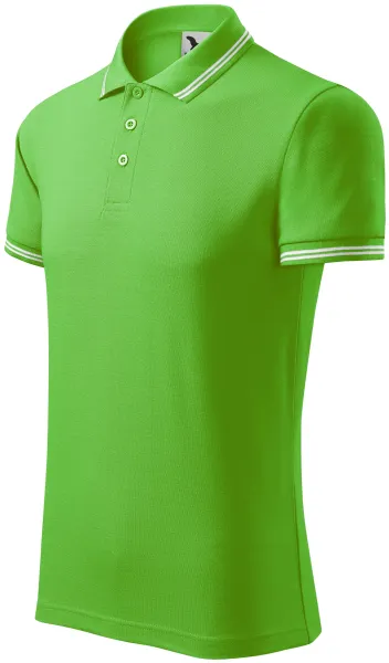 Polo de bărbați cu contrast - Tricou polo confortabil pentru bărbați pentru fiecare zi