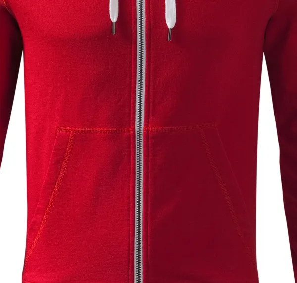 Hanorac bărbătesc contrastant cu glugă - Croială lejeră cu cusături laterale