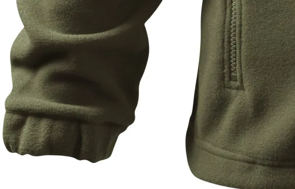 Geacă de lână pentru bărbați - Mâneci lungi cu manșete elastice