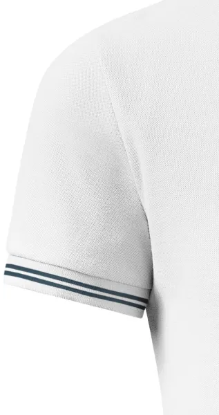 Polo de bărbați cu contrast - Mâneci scurte clasice